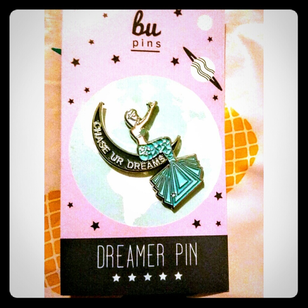 The Dreamer Mermaid Enamel Pin